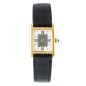 Preview: Cartier Tank Lady gebraucht 925 Silber vergoldet Quarz Revision