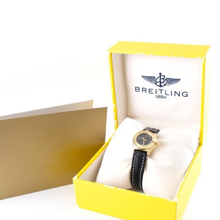Breitling Uhr Callistino gebraucht Lady Quarz Gold Ref. K52043 Revision