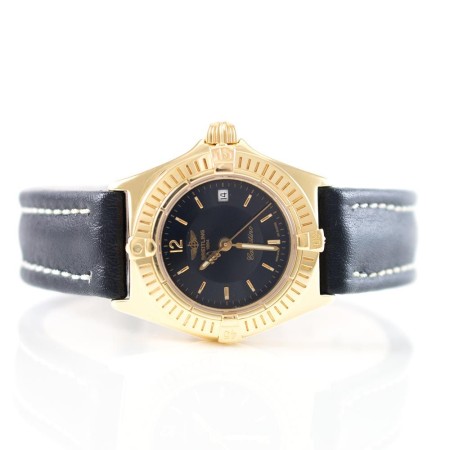 Breitling Uhr Callistino gebraucht Lady Quarz Gold Ref. K52043 Revision