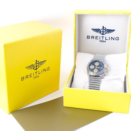 Breitling Uhr Chronomat gebraucht Edelstahl/Gold Ref. B13048 Revision