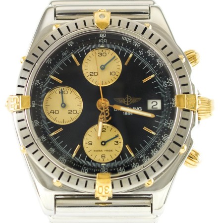 Breitling Uhr Chronomat gebraucht Edelstahl/Gold Ref. B13048 Revision