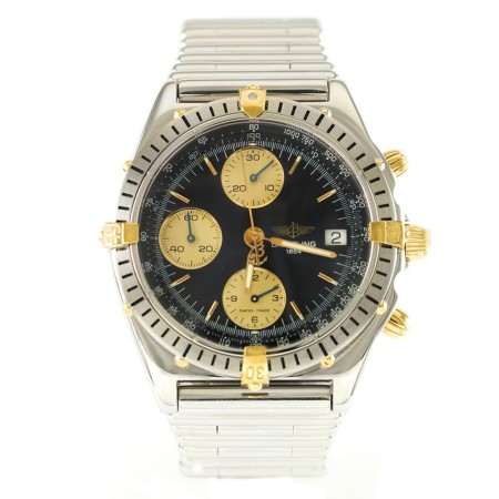 Breitling Uhr Chronomat gebraucht Edelstahl/Gold Ref. B13048 Revision