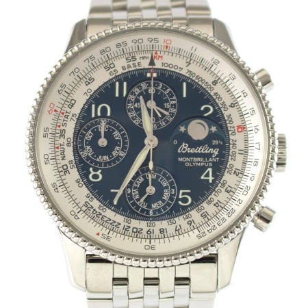 Breitling Uhr Navitimer Montbrillant Olympus 42mm Edelstahl A19350
