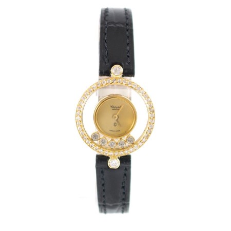 Chopard Uhr Happy Diamonds Lady gebraucht Gold Diamanten 3926