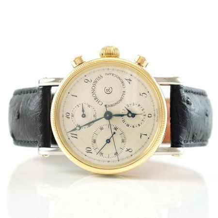 Preview: Chronoswiss Uhr gebraucht Chronometer Chronograph Automatik Revision Ref. CH7522