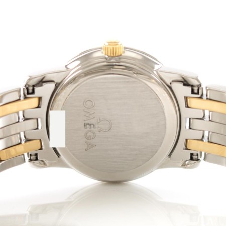 Omega Uhr de Ville Lady gebraucht Quarz Ref. 43701600 Revision
