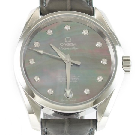 Omega Uhr Seamaster gebraucht Aqua Terra Edelstahl Diamonds Ref. 23113392157001