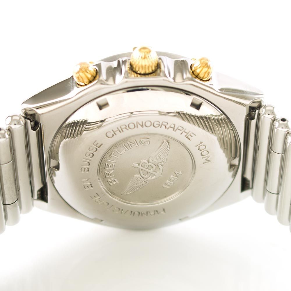 Breitling Uhr Chronomat gebraucht Edelstahl/Gold Ref. B13048 Revision