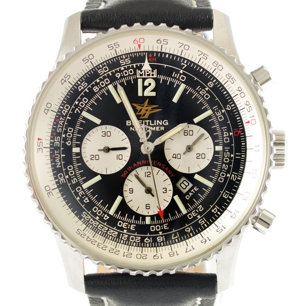 Breitling Uhr Navitimer Chronograph  Edelstahl A41322 50th Anniversary Revision