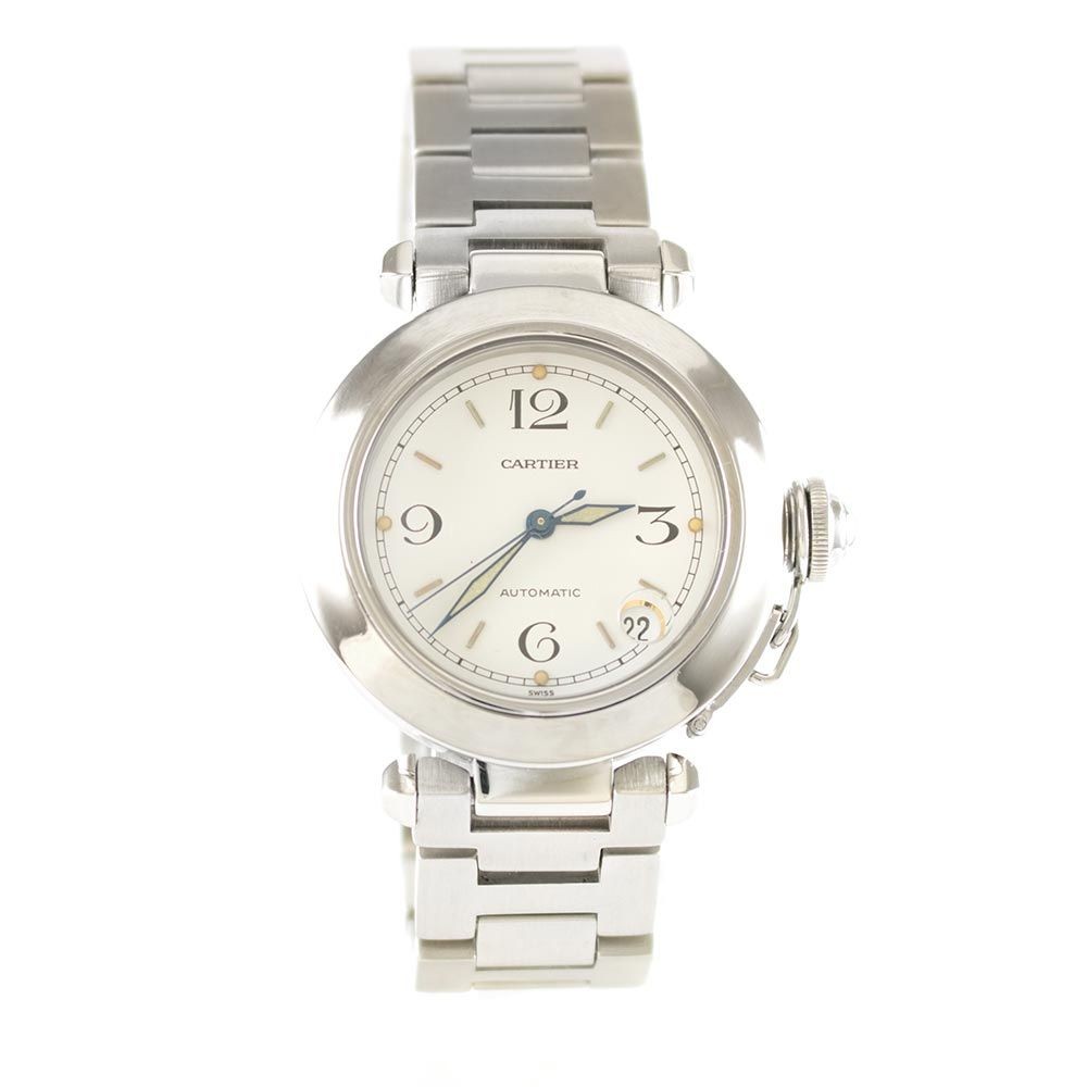 Cartier Uhr Pasha Automatik Edelstahl Unisex 35 mm Revision Ref. 1031