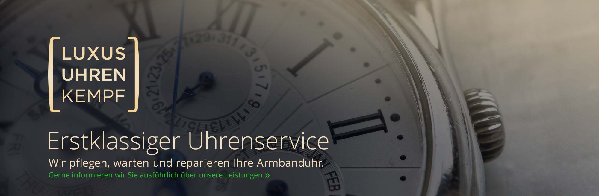 Luxusuhren Kempf - Erstklassiger Uhrenservice  Luxusuhren Kempf - Erstklassiger Uhrenservice